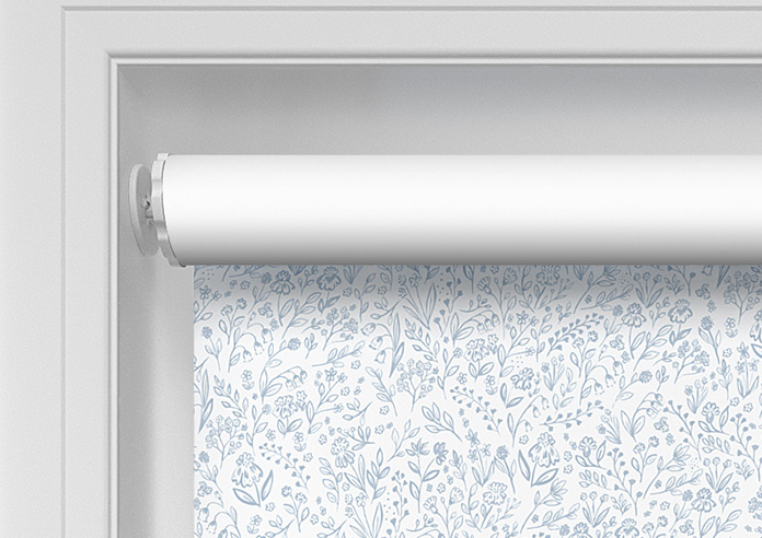 Ditsy Meadow, Polar Blue - Twist&Fit Roller Blind - Image 10